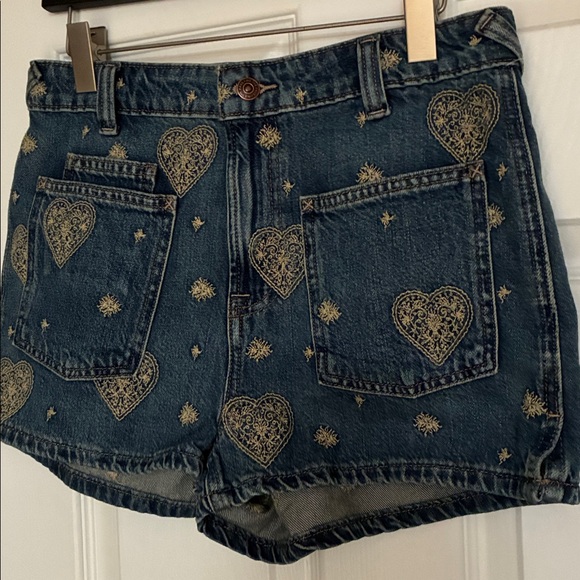 Free People Bettie Embroidered Sailor Shorts - Picture 6 of 10